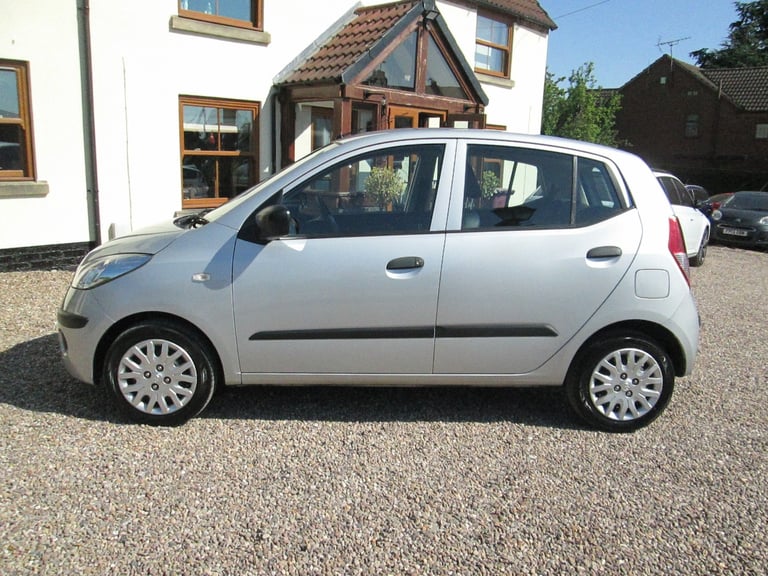 Hyundai i10 Classic. 2009. Silver. Just 12,000 miles. Service history. £35 tax. 