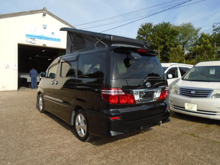 2008 TOYOTA ALPHARD CAMPER VAN,MOTORHOME,~OFF GRID SOLAR~FRIDGE/FREEZER~ULEZ