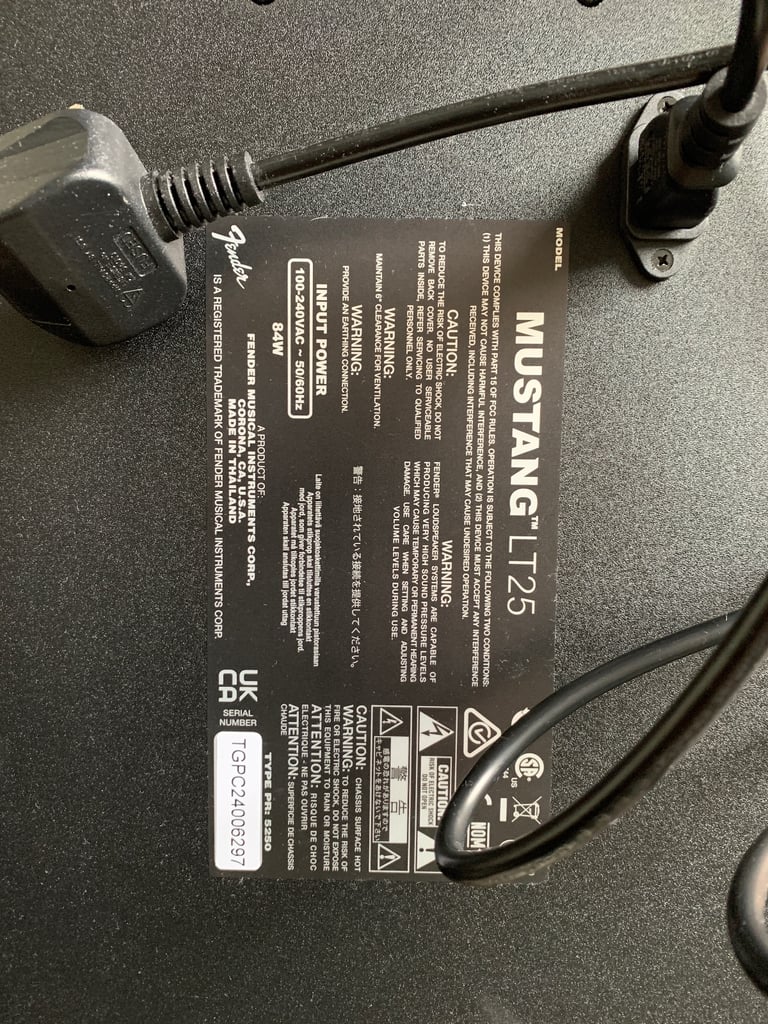 Fender LT25 guitar modelling amp 
