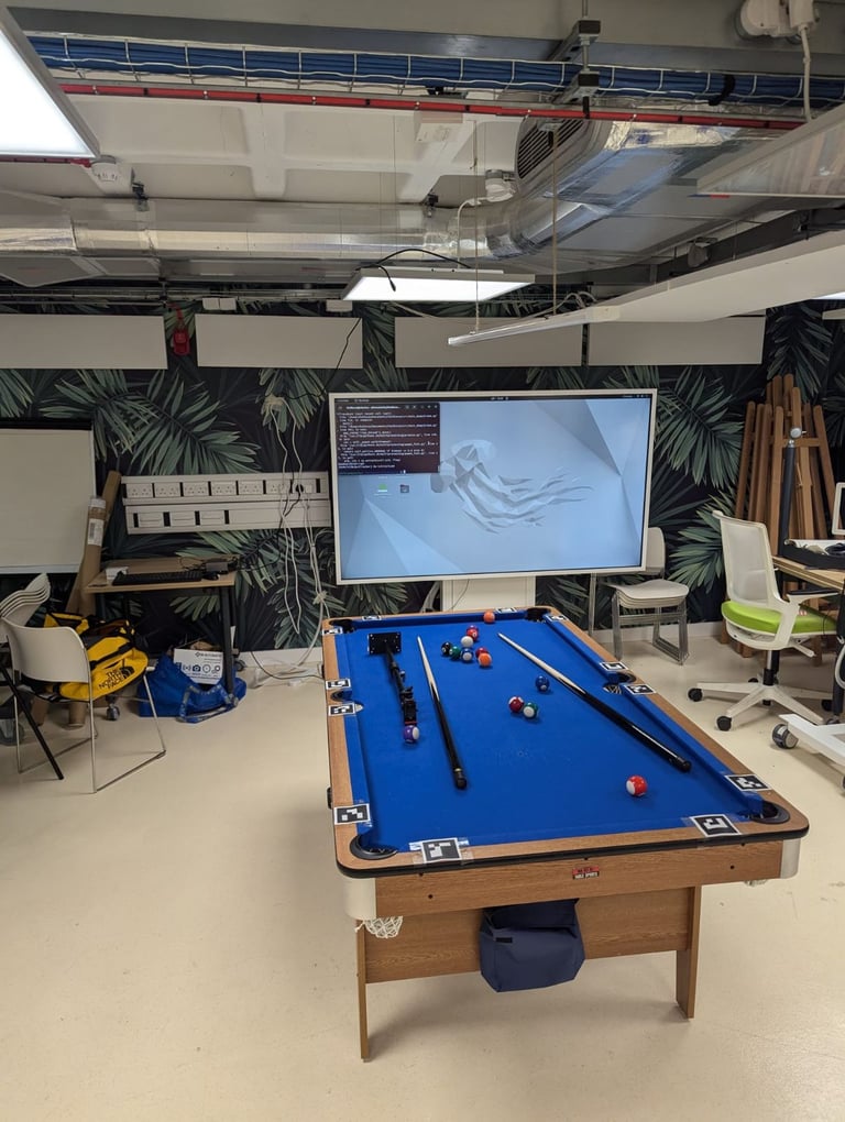 BCE 6ft Folding 2 in 1 Pool Table with Dartboard - Blue Cloth