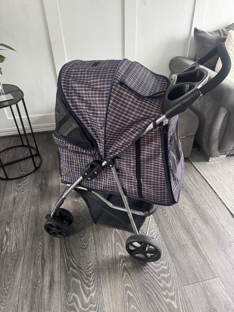 Dog Pram Compact Foldable Puppy Cat Buggy Manchester Stroller