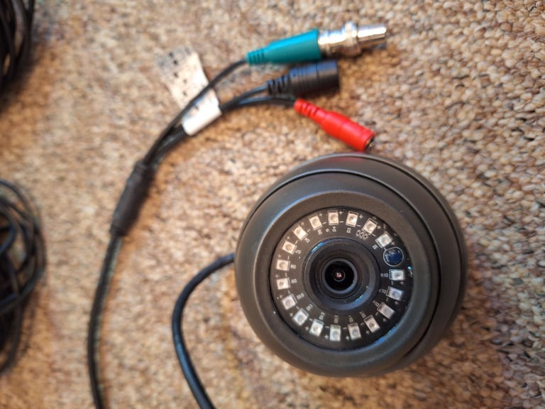 CCTV cameras and cables