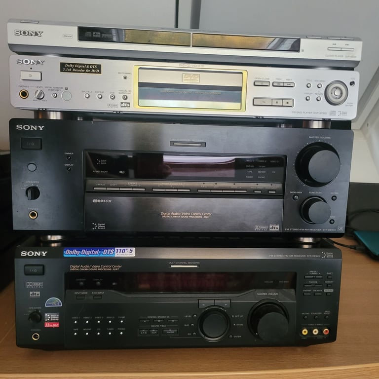 Sony STR-DB940 QS & STR-DE945 a/v amps, DVP-S735D QS & DVP-NS36 dvd players