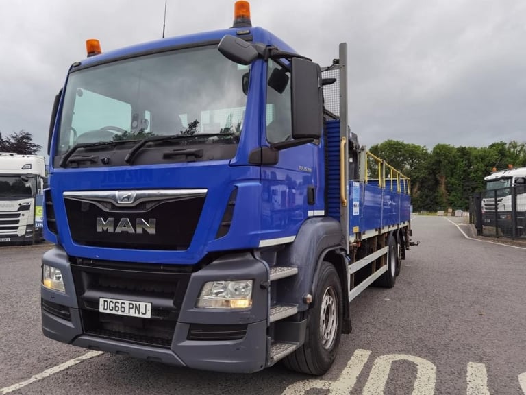 2017 MAN TGS 26.360 6X2 DROPSIDE 20ft Flat