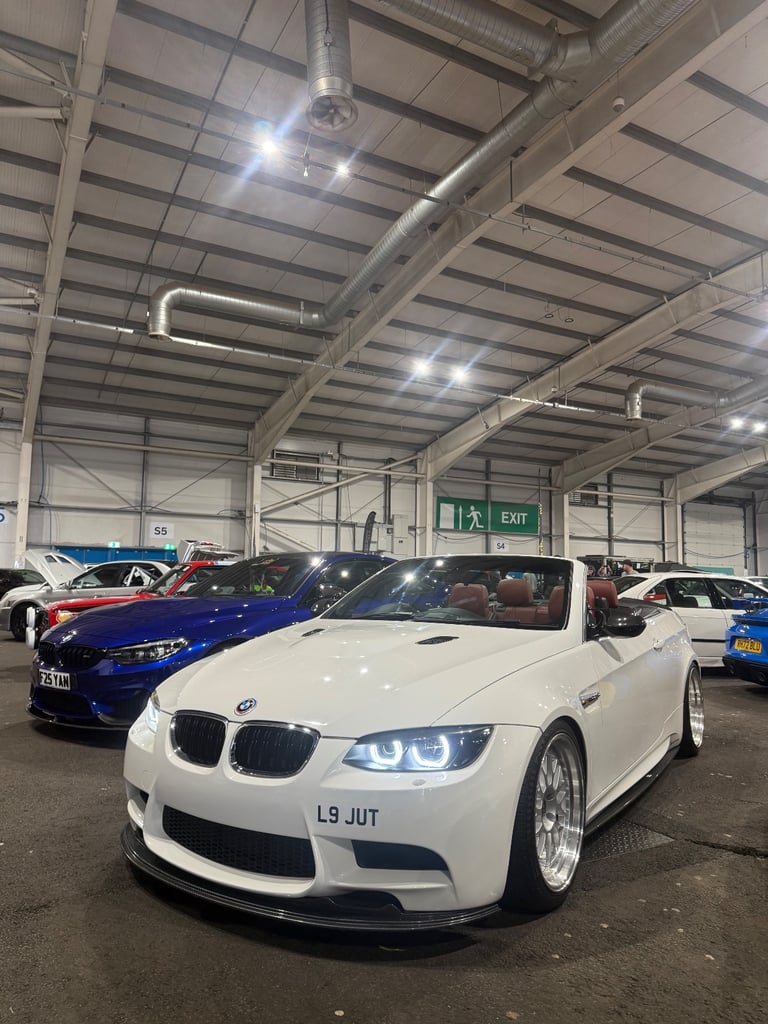 2010 BMW M3 DCT V8 E93 CONVERTIBLE ALPINE WHITE FOX RED