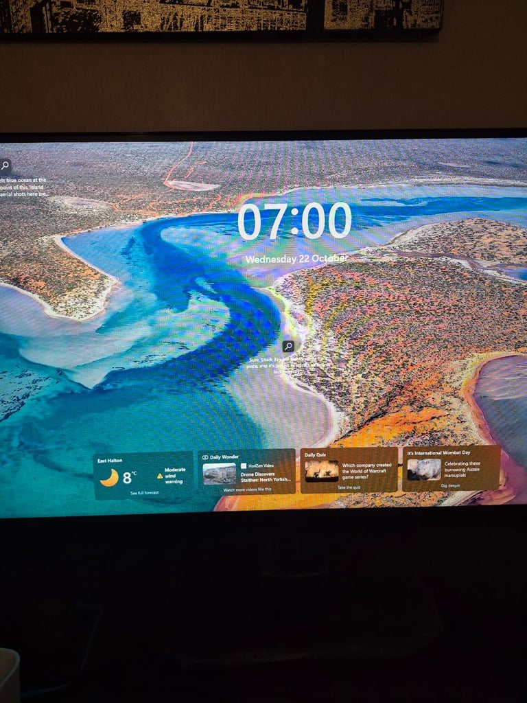 image for 27 inch 100hz led monitor boxed