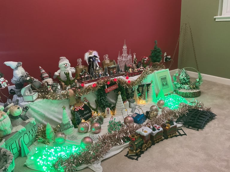 Large bundle Christmas decorations 