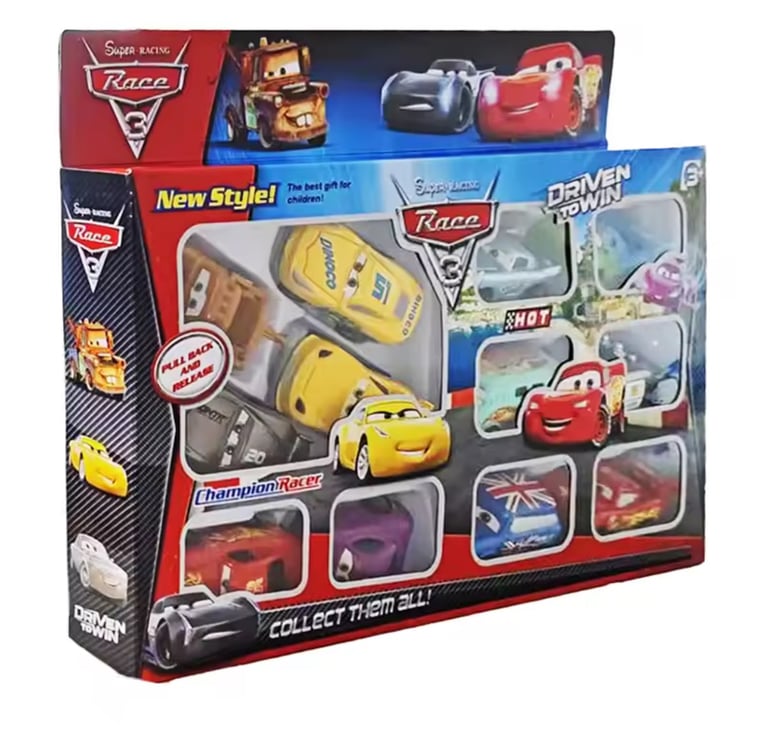 12 PCs car set for kids Disney