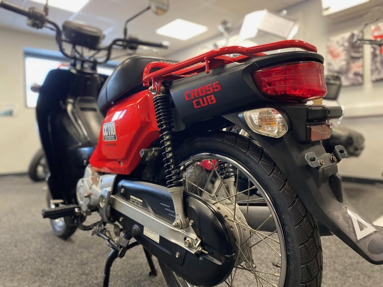 2013 JDM Honda CC110 Cross Cub in red and black