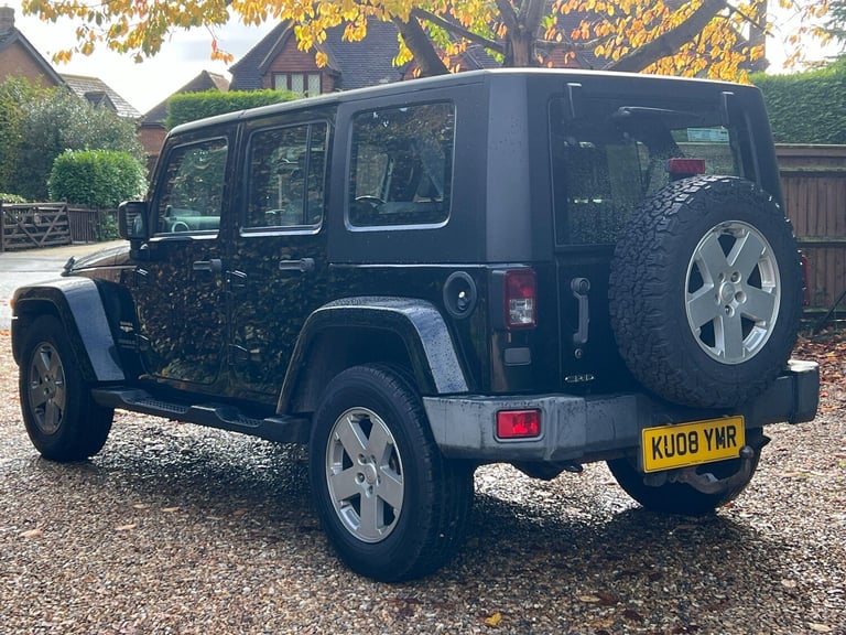 2008 Jeep Wrangler 2.8 CRD Sahara Unlimited 4dr Auto CONVERTIBLE DIESEL Automatic