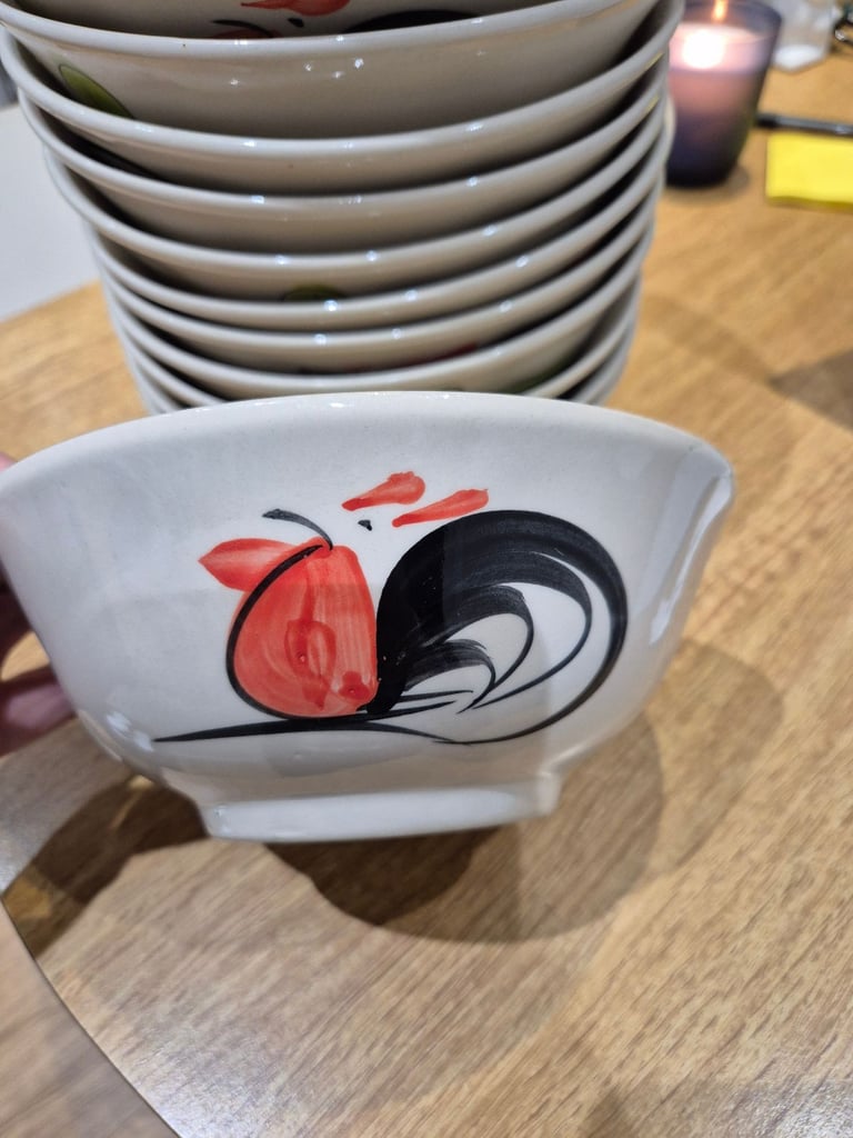 image for Authentic Thai Rooster Noodle Bowls – Set of 12 🥢