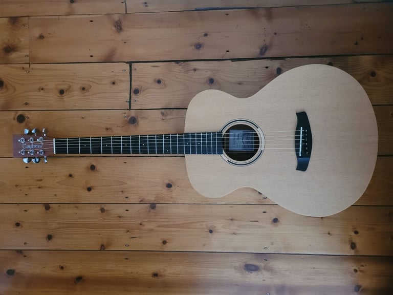 Tanglewood acoustic electric guitar (left handed)- double passive percussive pickup