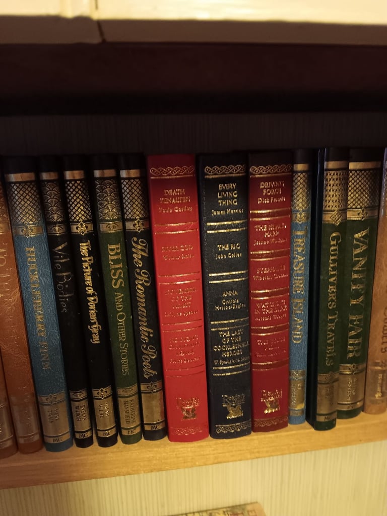Various hardback books