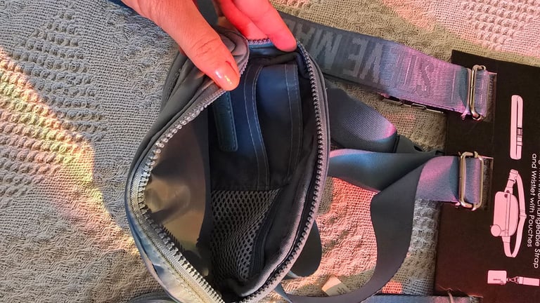 Steve Madden™️ Belt bag interchangeable strap and wristlet with pouches