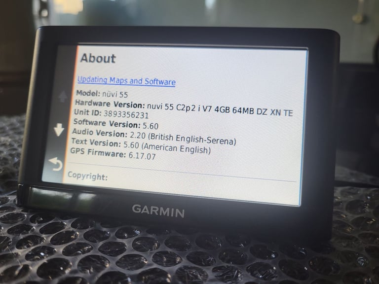 Garmin Satnav Numi 55