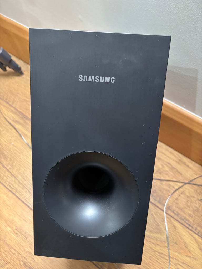 SOLD  - Samsung 46” Smart TV with BluRay Player and matching Samsung Soundbar with Subwoofer.