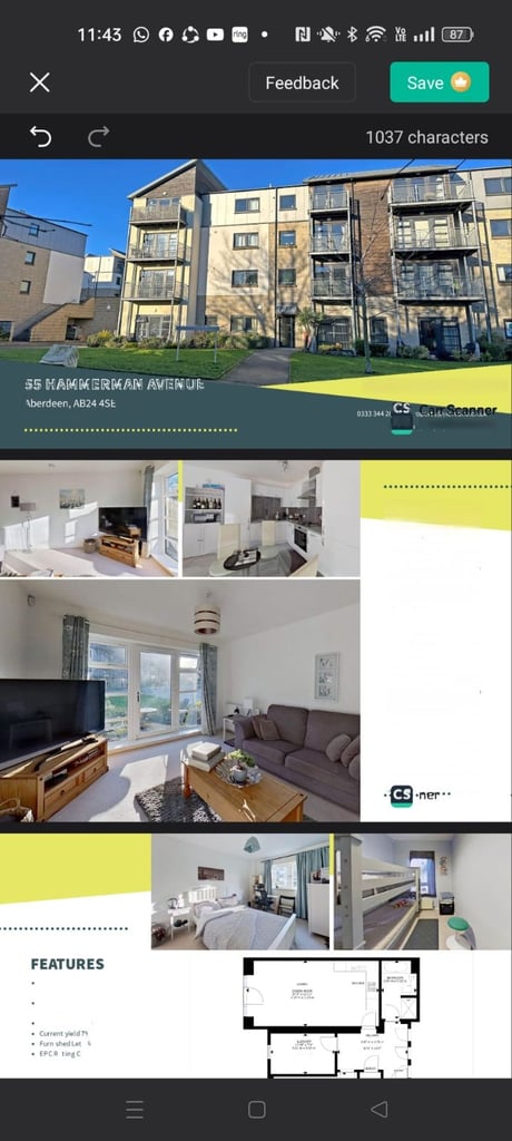 2 bedroom to rent @ 55 Hammerman Ave, Aberdeen AB24 4SF