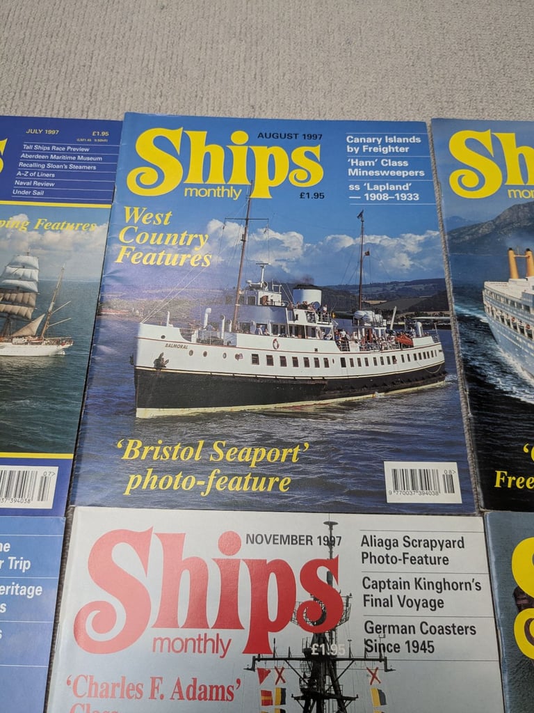 Ships Monthly magazine Bundle 74 issues 1998-2004 OTO