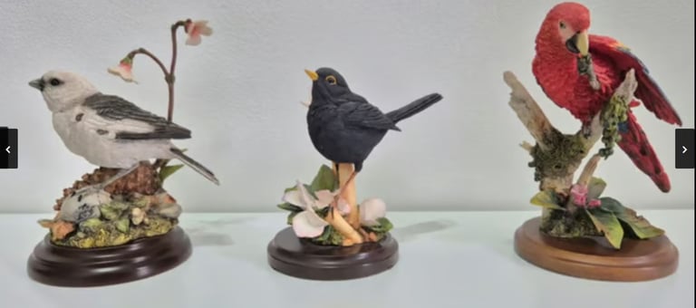 Collection of x15 display birds by Country Artists, Russell Willis and Views of Nature