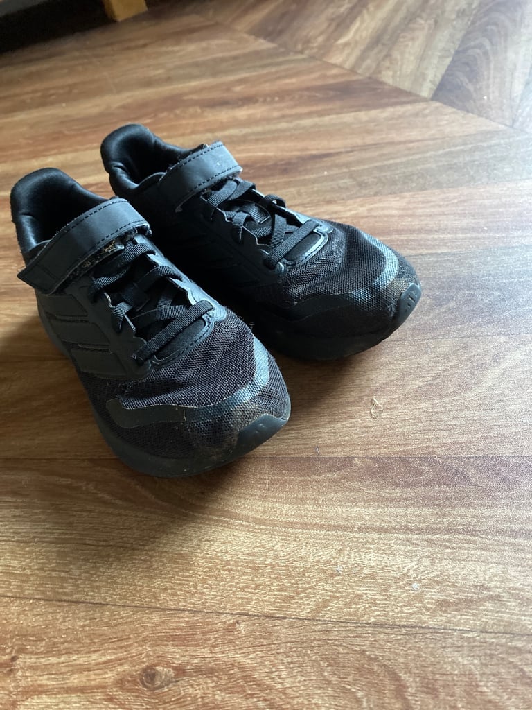 Black adidas shoes
