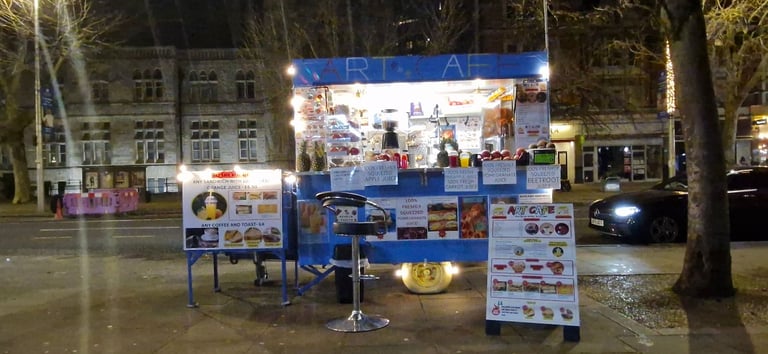 Food Trailer with Coffee Machine for Sale 