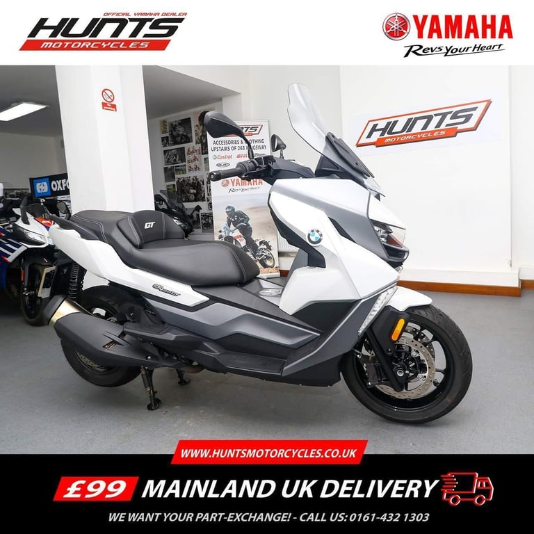 2022, '22 BMW C400 GT Scooter. A2 Legal scooter. ONLY 600 MILES. £6,395
