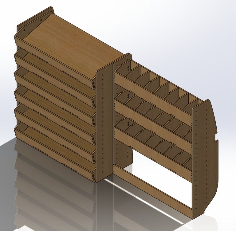 Citroen Dispatch Double Sliding Door 2016+ MWB Offside Double Racking 