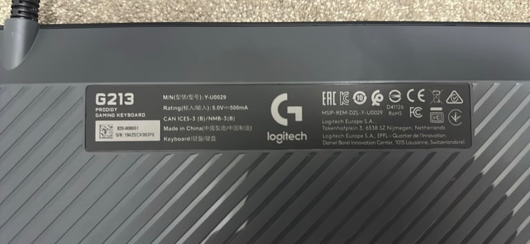 image for Logitech G213 Gaming Keyboard