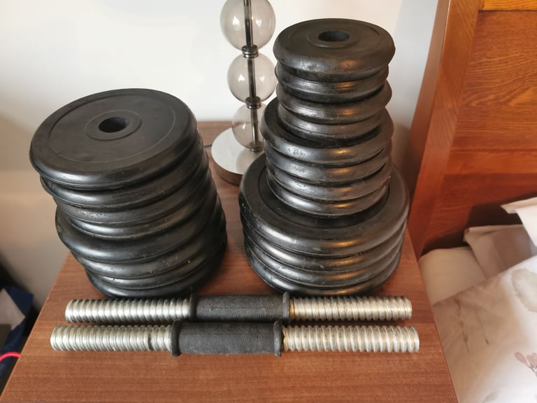 image for Rubber encased weight plates
