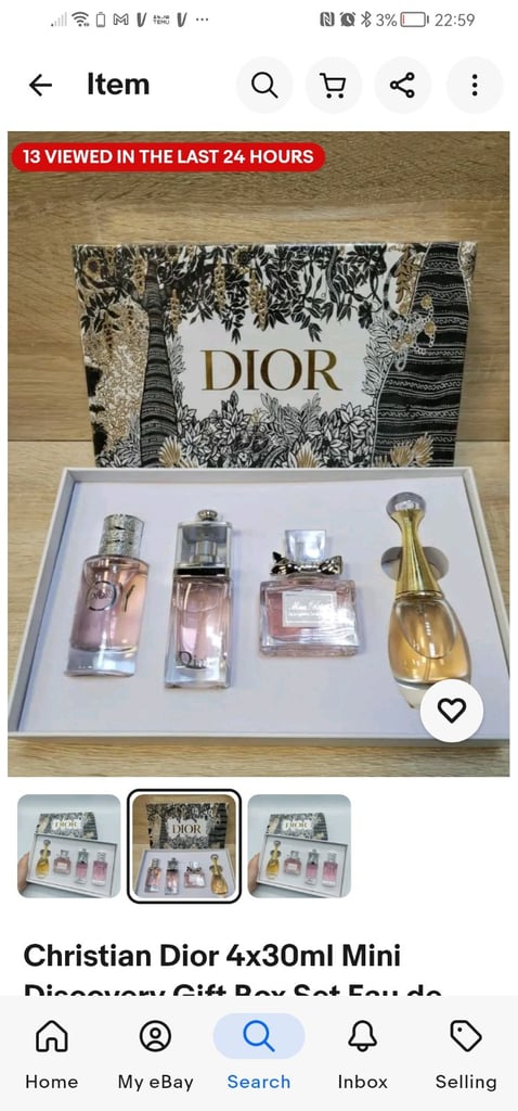 image for Female dior gift set 3 piece 