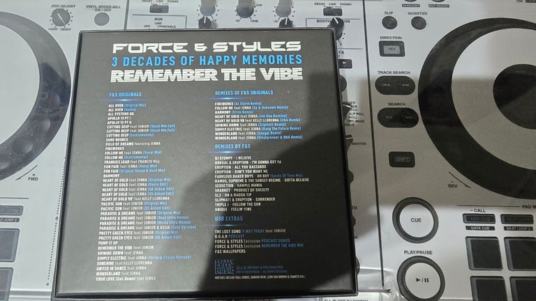 Force & Styles - Remember The Vibe  - 7" Special Edition USB Digital Box Set