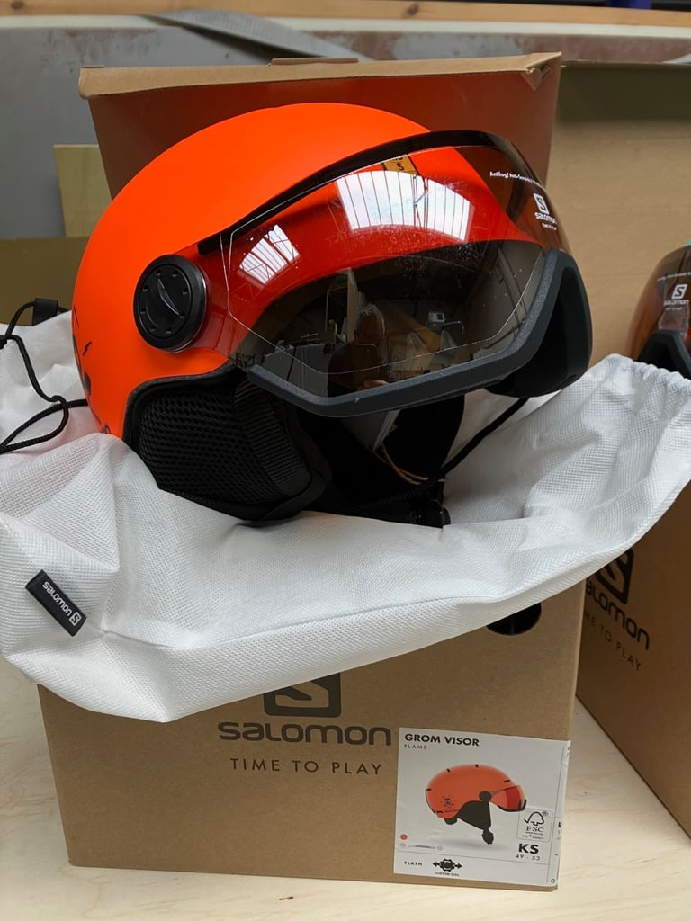 image for Brand new Salomon helmets with Visors