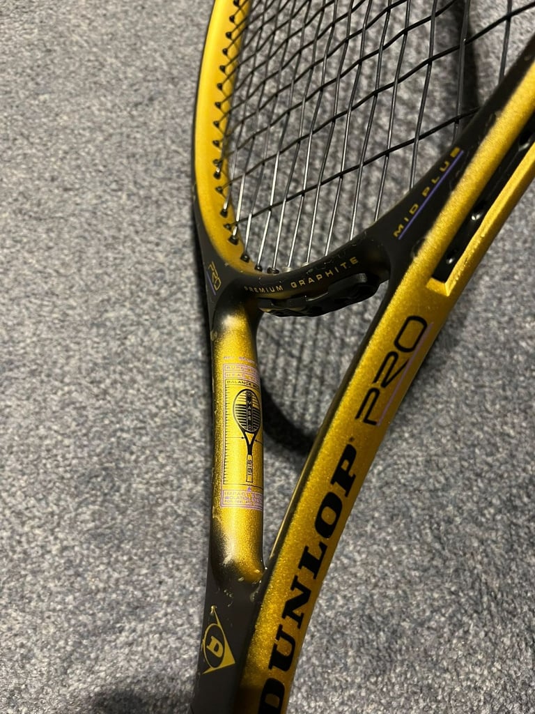 Dunlop Select Pro Revelation ISIS Premium Graphite Mid Plus Tennis Racket – Grip 3 (With Cover)