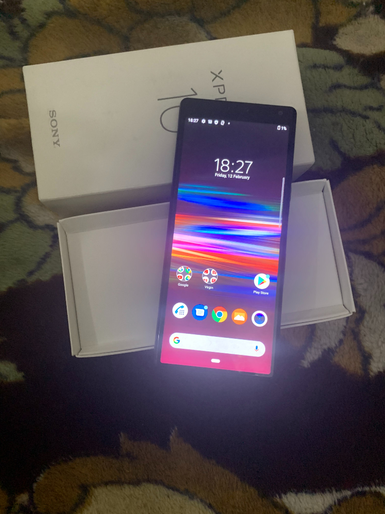 SONY XPERIA 10 64GB 6 INCH BLACK FULL HD DISPLAY ANDROID SMART MOBILE(UNLOCKED)(MINT CONDITION)