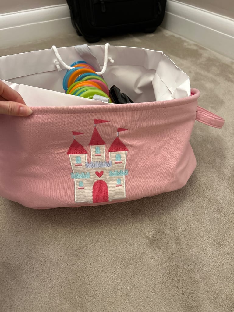 image for Children’s storage box and hangers 