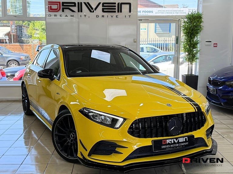 STUNNING! MERCEDES BENZ A35 2.0 AMG 4MATIC+ AERO KIT + SUN YELLOW +FREE DELIVERY
