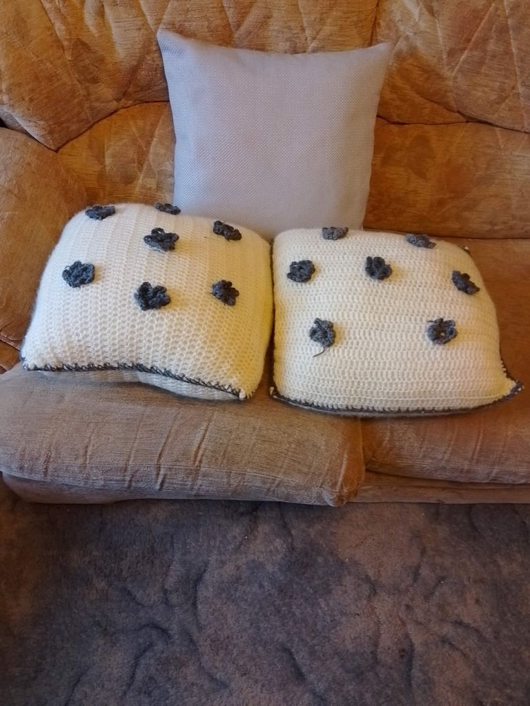 image for 3 Chousions 2 crochet made ones and one brought one.