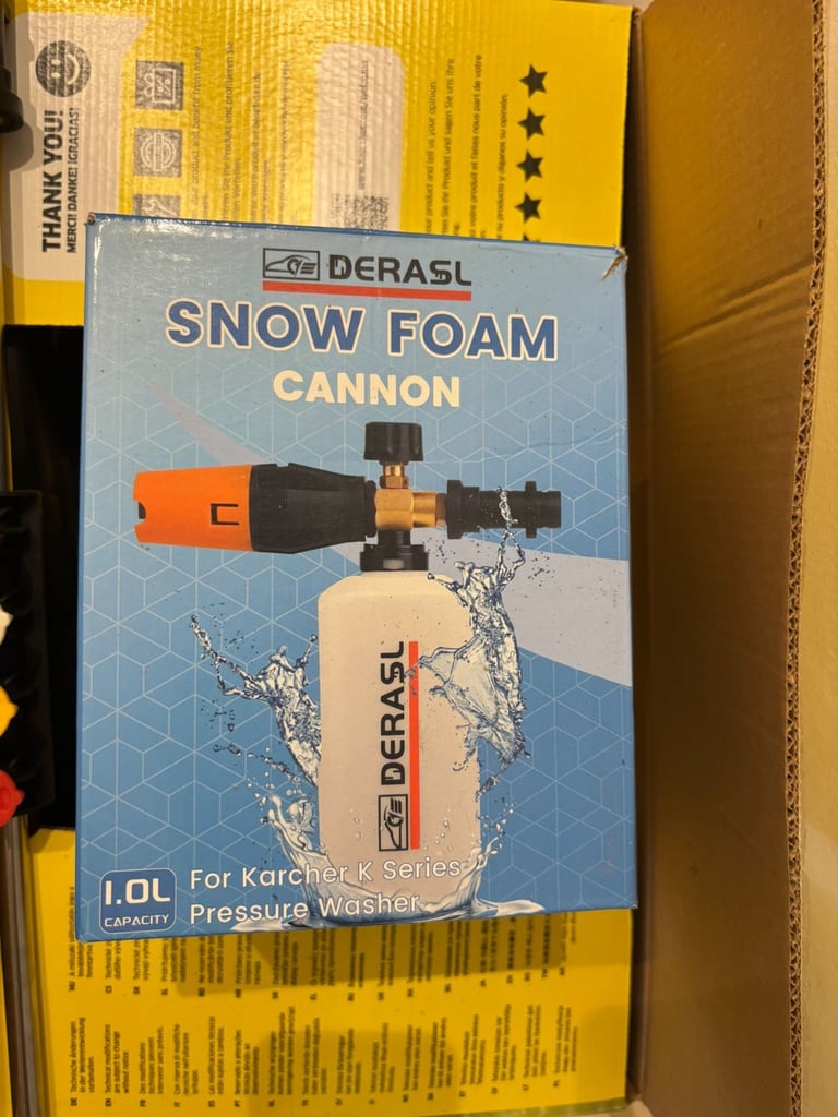 Snow foam cannon pressure washer