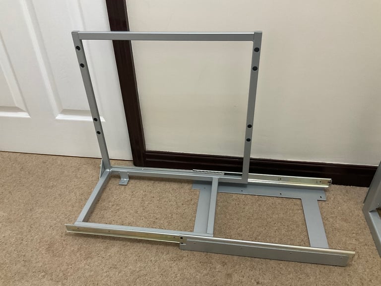 Brand new .Magic corner pull out basket system for Left Hand opening on corner unit.