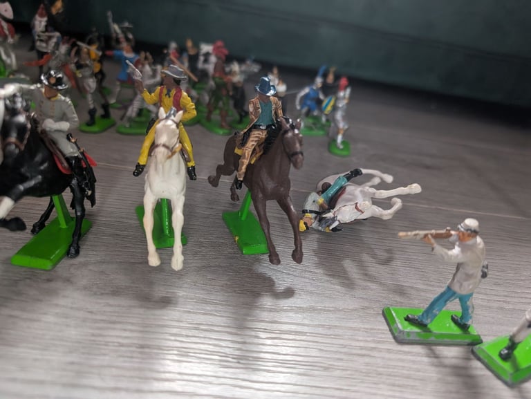 Brittans cowboys and Indians plus knights 