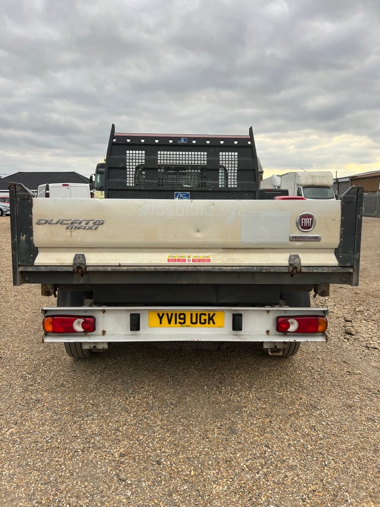2019 FIAT DUCATO TIPPER VAN SALVAGE DAMAGED REPAIR CAT N LOGBOOK EURO 6 ULEZ 