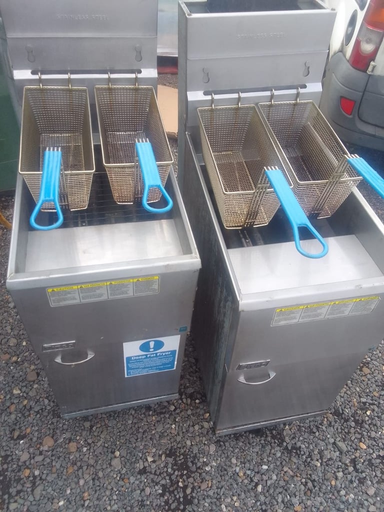 Catering equipment commercial gas Pitco fryers trailer restaurant kitchen items 