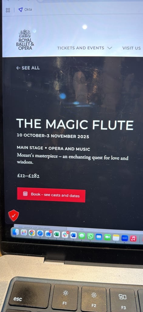 The Magic Flute - tonight - Royal Opera House