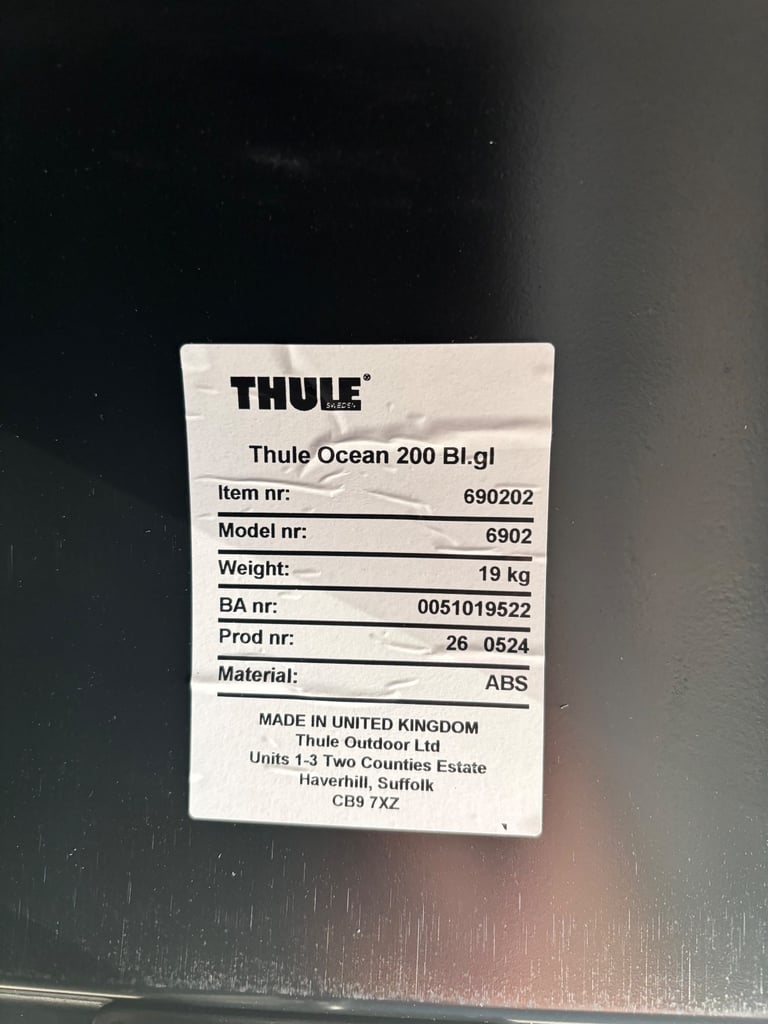 Thule Ocean 200 Roofbox