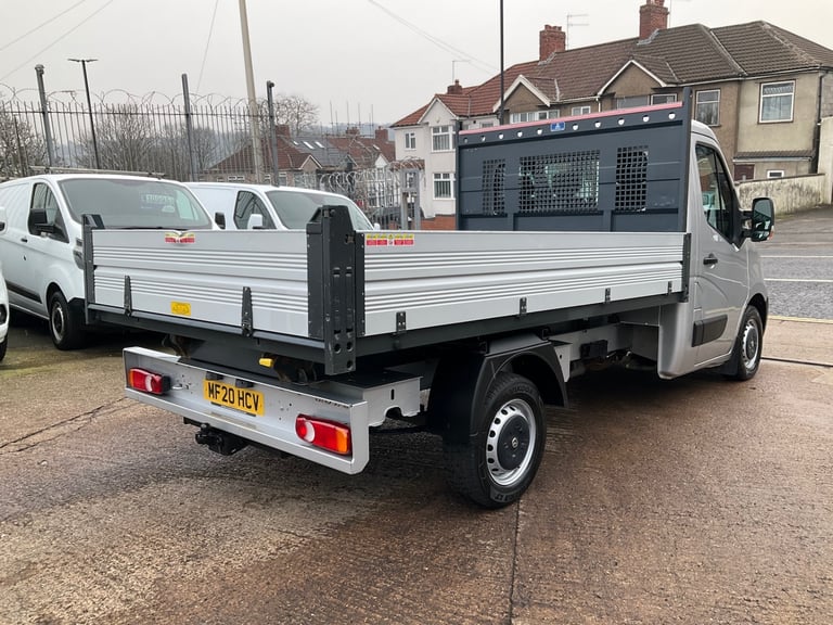 2020 VAUXHALL MOVANO 3500 L2 2.3 TURBO D 135 BHP FWD SINGLE CAB ALLOY TIPPER