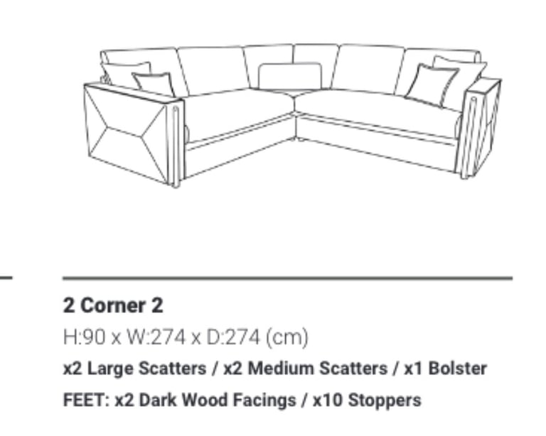 Brand new Oslo corner sofa CAN DELIVER 