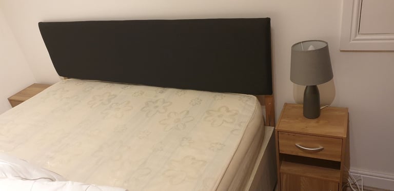 image for King size bed with total clean mattress