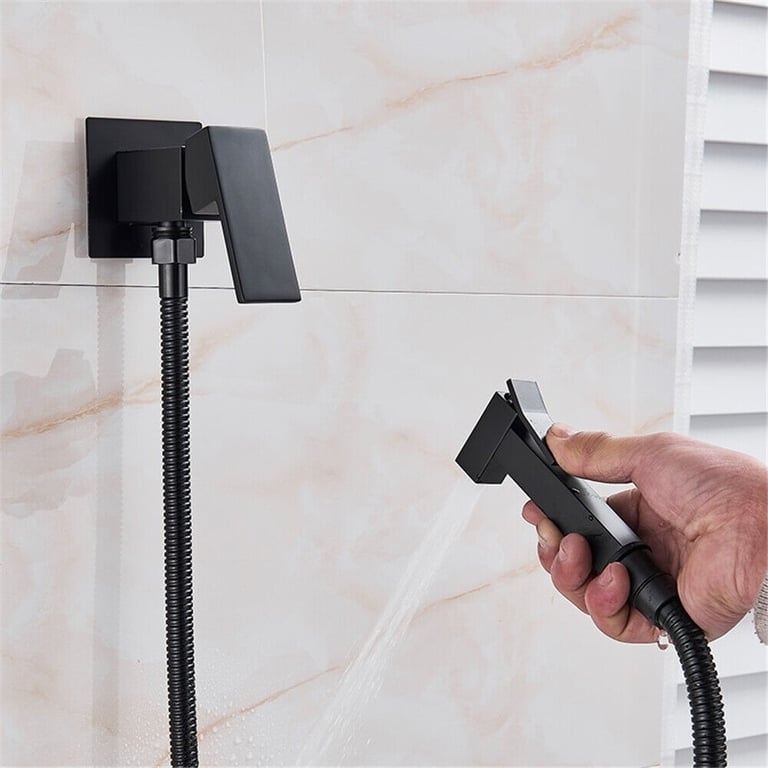 New Black Wall Mounted Douche Spray RRP £90 Our Price £55