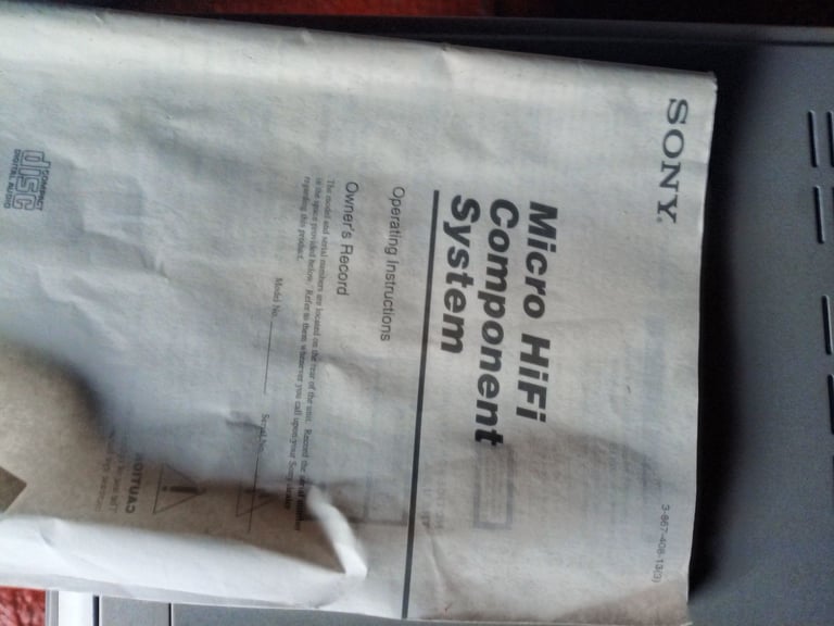 image for Sony CD and cassette player 