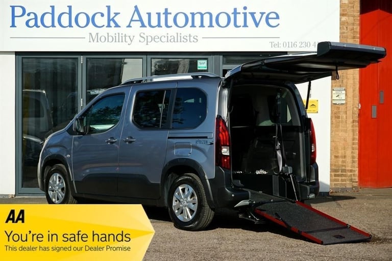 Peugeot Rifter BLUEHDI ALLURE, Disabled, Wheelchair Accessible Vehicle, WAV.